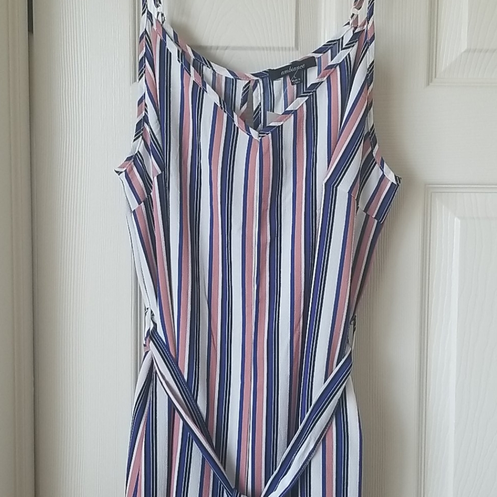 Nwt Stripes Jumpsuit